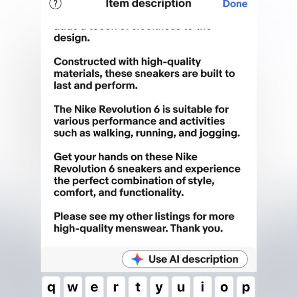 Nike Revolution 6 men’s 14 sneaker shoes black white DC 3728-003 - Picture 15 of 15